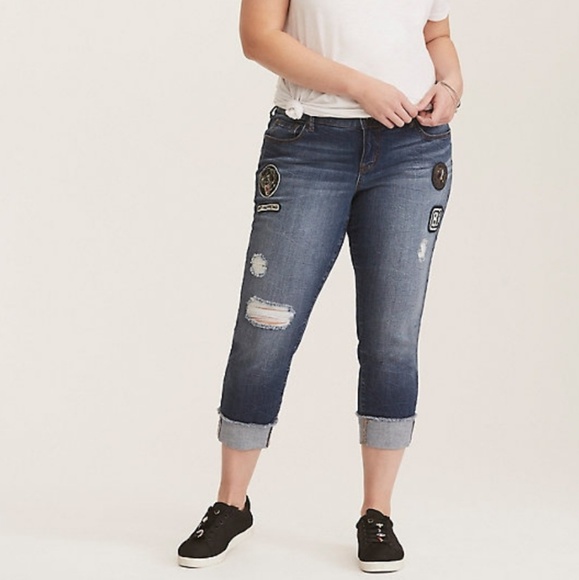 torrid Denim - SOLD!!! Torrid Size 14 Boyfriend Crop Jeans